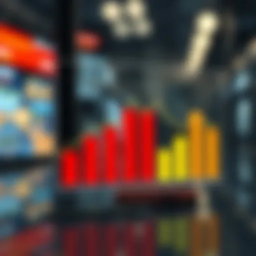 Graph illustrating service quality metrics