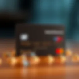 A detailed view of the Bank of America Premium Credit Card showcasing its sleek design.