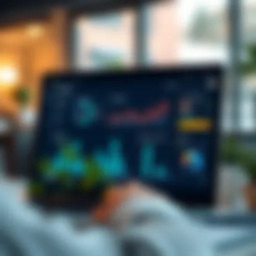 User interface of free accounting software showcasing dashboard features