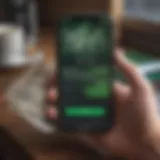 Cash App interface showcasing transaction features