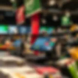 Overview of a modern point of sale system in a retail environment