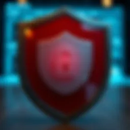 A shield representing protection against financial threats