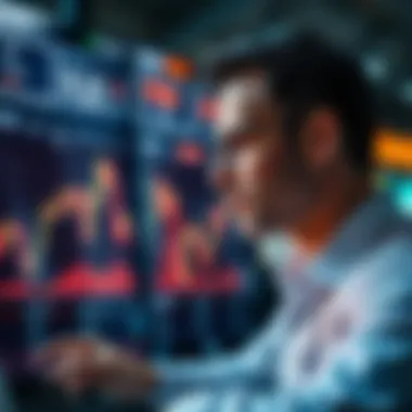 Analysing Investment Decisions with DJIA A financial analyst reviewing market trends