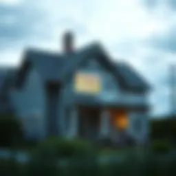 Visual representation of financial evaluation for home purchasing