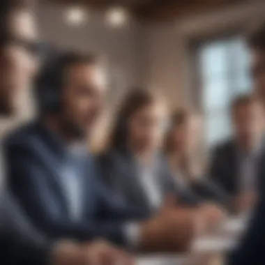 The Power of Active Listening A leader engaging in active listening during a team discussion