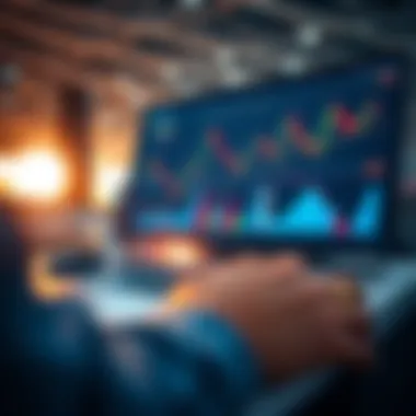 Analyzing Market Trends Dynamic market analysis with graphs and charts