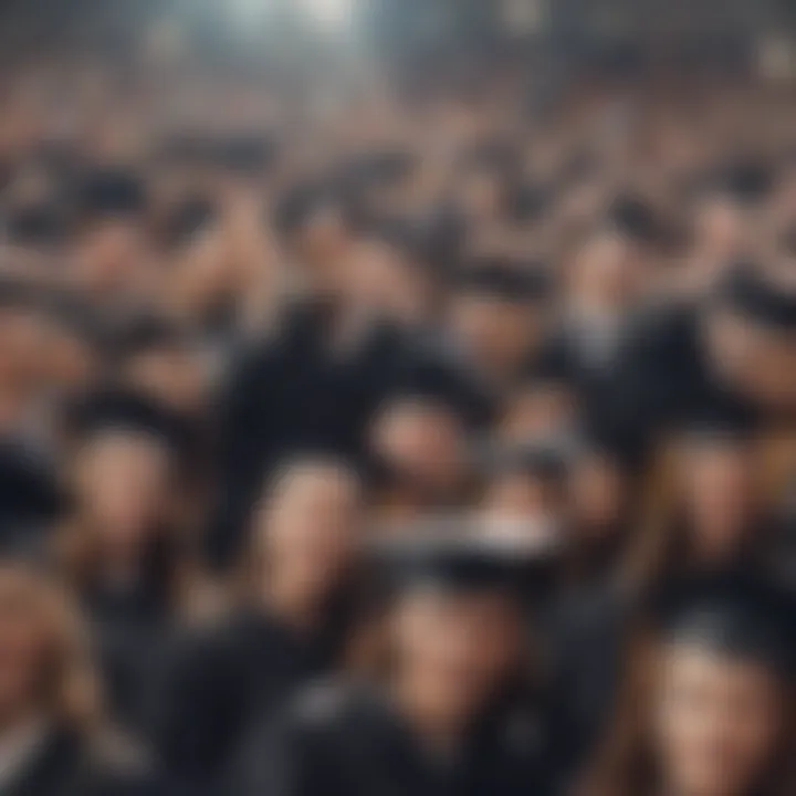 Graduates celebrating their success during a commencement ceremony