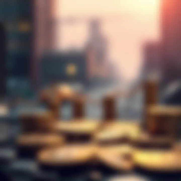 Illustration of investment strategies related to crypto