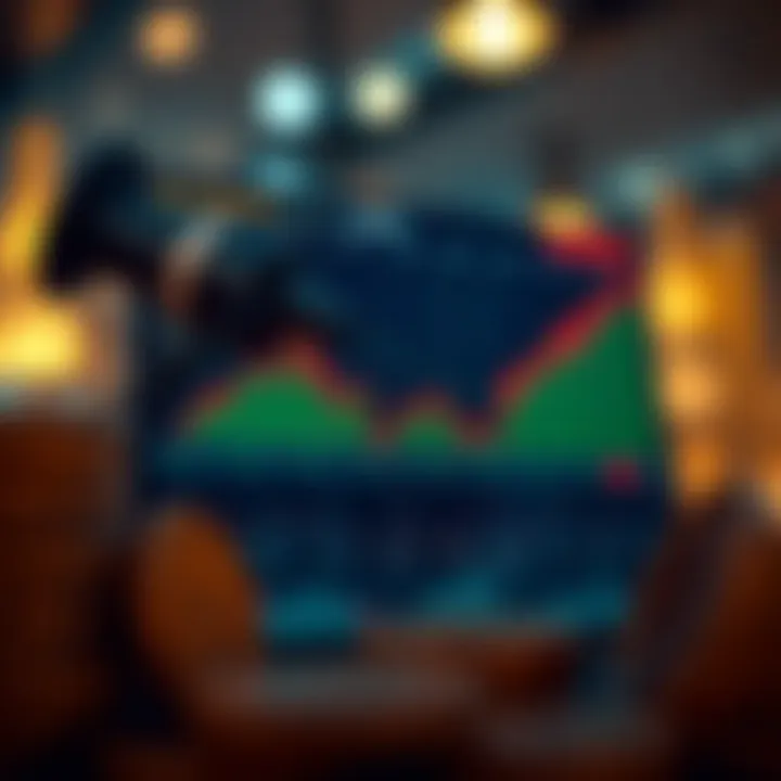 Graph showcasing market trends of listed coins