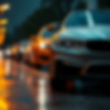 Infographic detailing types of automobile loans