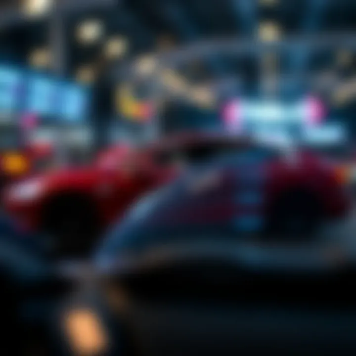 Consumer Behavior Trends A dynamic graph showing consumer behavior trends related to luxury car purchases