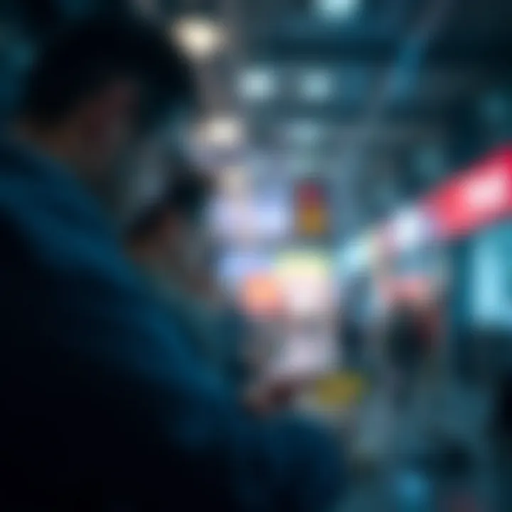 Graphical representation of consumer finance trends influenced by online banking