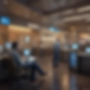 Technology Adoption in Consumer Banking Infographic showcasing technology adoption by banks