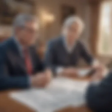 The Role of Traditional Annuities in Retirement Planning Illustration of retirement planning featuring traditional annuities