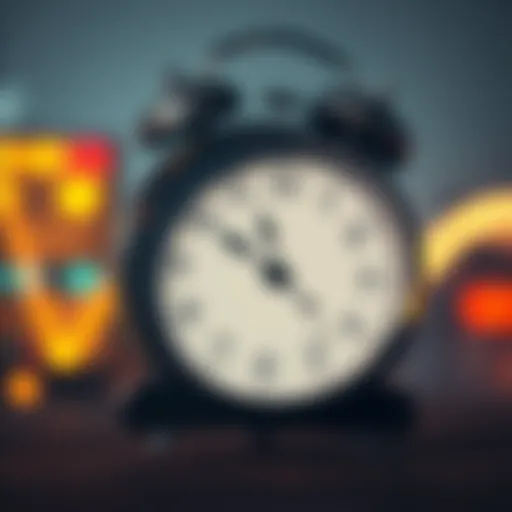 A conceptual image showcasing a clock representing deadlines and extensions