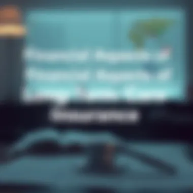 Visual representation of financial implications associated with long term care policies