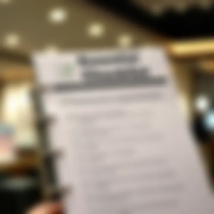 Essential Requirements Checklist A checklist of requirements for opening a bank account at sixteen