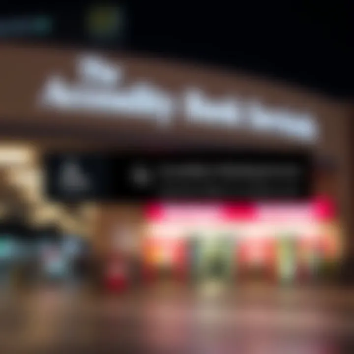 Visual representation of accessibility options for banking services