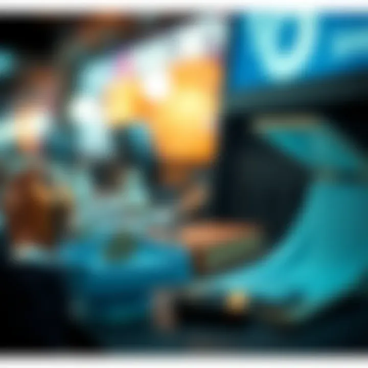 Diverse investment options displayed creatively