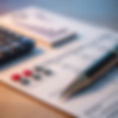 Financing Application Insights Close-up of a financing application form with a pen and calculator, symbolizing the financing process.