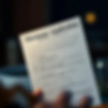 A checklist illustrating mortgage application requirements