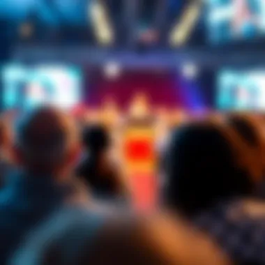 Visual representation of effective audience engagement strategies