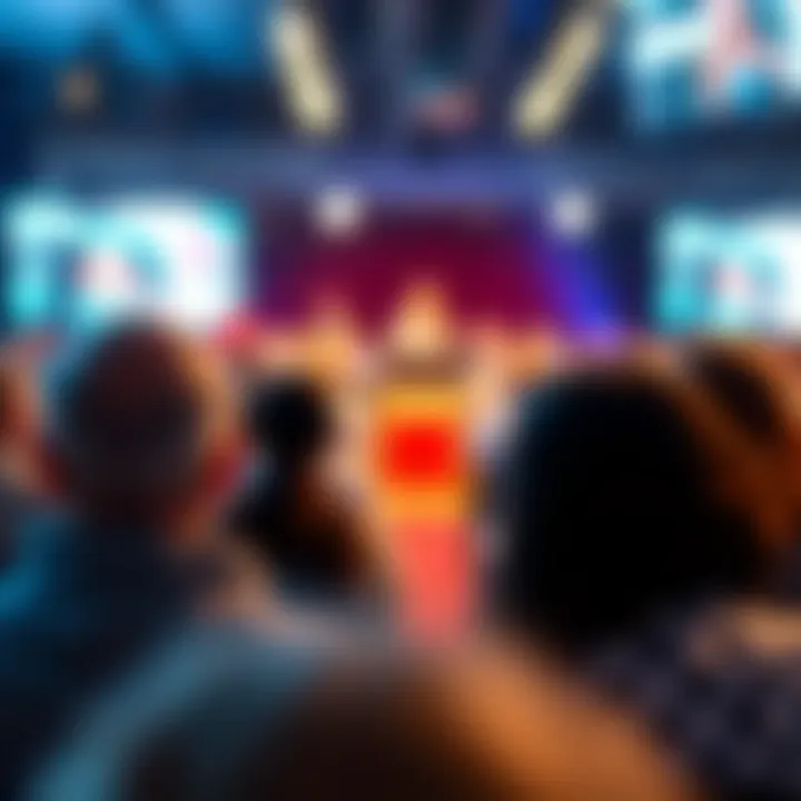Visual representation of effective audience engagement strategies
