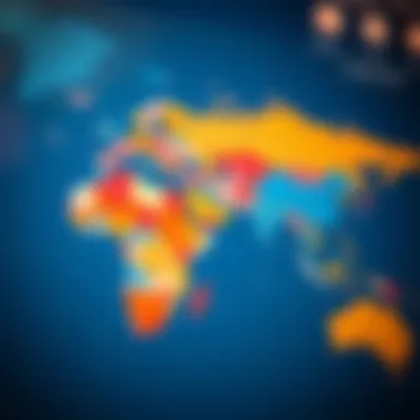 Strategic Locations for Expansion A map highlighting various countries for business expansion