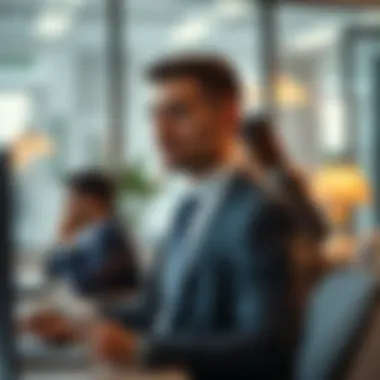 Successful Business Operations Abroad An office setting representing successful business operations