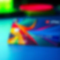 A close-up view of a PNC debit card designed for teenagers, showcasing its vibrant and engaging design.