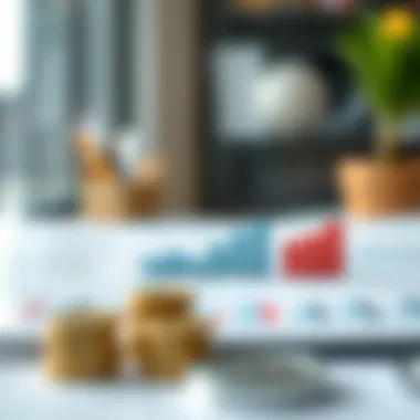 A diversified portfolio illustration showing different stock types