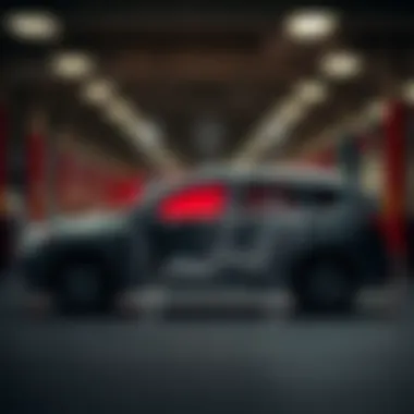 An intricate diagram illustrating the car exchange terms.