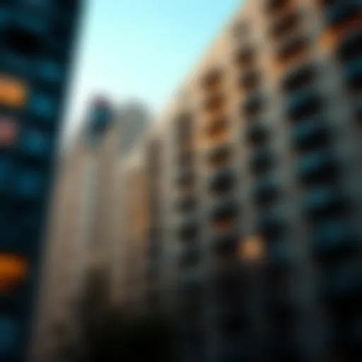 Exterior view of a modern New York apartment building
