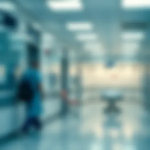 Visual representation of hospital billing stages