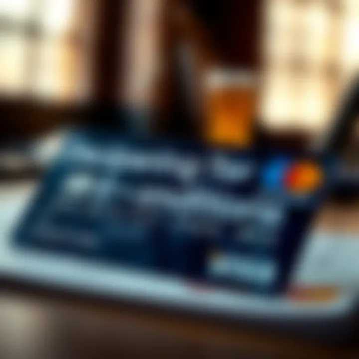 Reviewing terms and conditions of a credit card