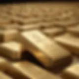 Symbol of Swiss luxury gold bars