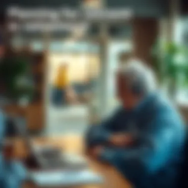 Infographic on retirement planning for health insurance