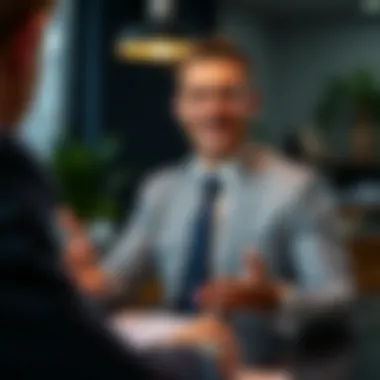 Mastering Negotiation Skills A confident individual negotiating in a professional setting