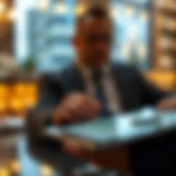 A strategic financial plan on a digital tablet