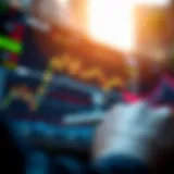 Chart depicting stock market trends and analysis