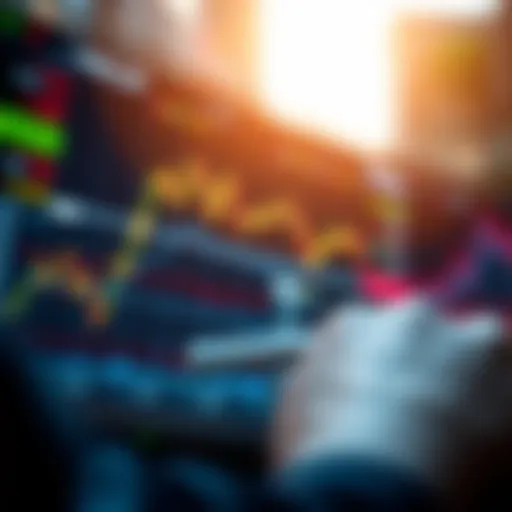 Chart depicting stock market trends and analysis