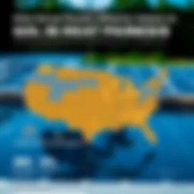 Map highlighting geographic preferences for solar panel installations