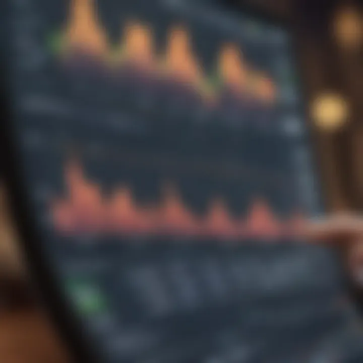 Chart analyzing investor sentiment post-stock split