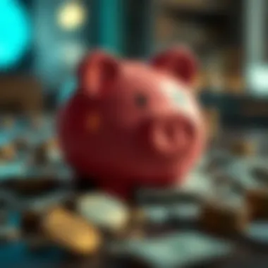 A broken piggy bank symbolizing the victims of scams