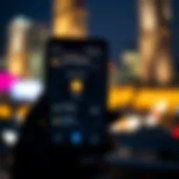 A smartphone displaying a secure crypto wallet interface