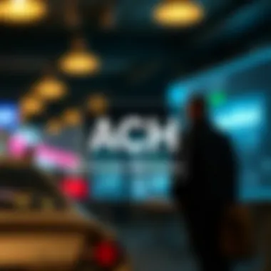 Visual representation of ACH transfer mechanics