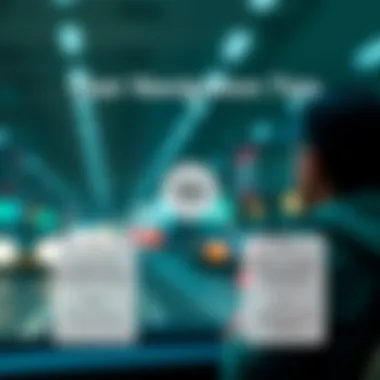 Diagram illustrating user navigation tips for successful transfers