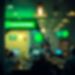 Visual representation of direct deposit flow