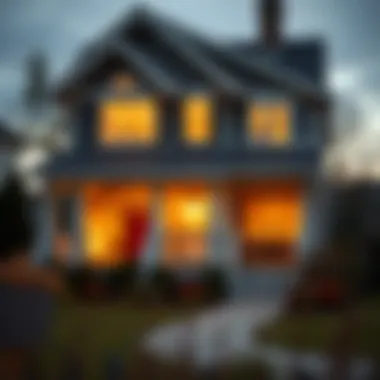 Visual representation of home value assessment