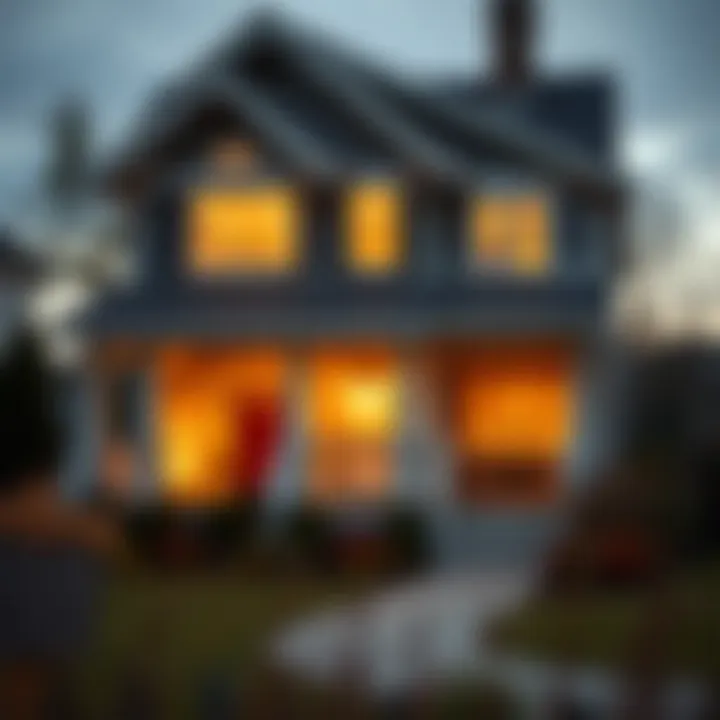 Visual representation of home value assessment